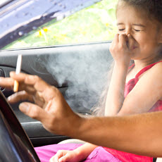 Inhalación pasiva de humo