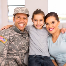 Salud de la familia del veterano y personal militar