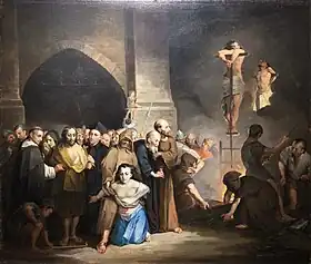 Escena de Inquisición (1895), Joaquín Pinto.