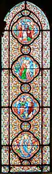 Absidiolo sur, vitral 1