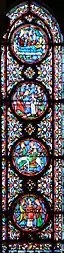 Absidiolo norte, vitral 2