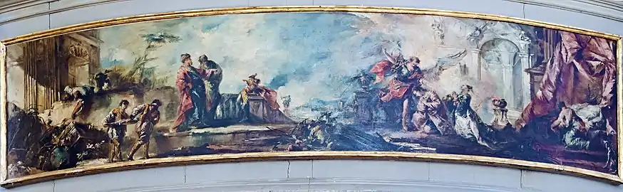 La boda de Tobías, 1750  Iglesia del Ángel Rafael