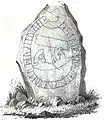 Dibujo del lado sur, 1857.