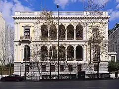 El Museo Numismático de Atenas (1878-1881) o Iliou Melathron construido para  Heinrich Schliemann