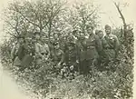 Comandantes de la 121.ª Brigada de Tanques; a la izquierda, el comandante adjunto de la brigada, mayor G.A. Adilbekov. Primavera de 1942