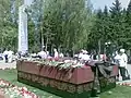 Memorial a los caídos en las batallas por Stalinogorsk.
