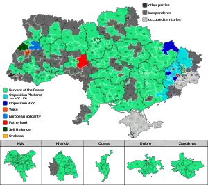 Elecciones parlamentarias de Ucrania de 2019