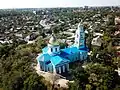 Vista aérea del templo