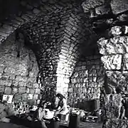 Interior de la fortaleza, 1946.