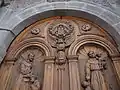Puerta de ingreso a la Capilla de Cantuña.