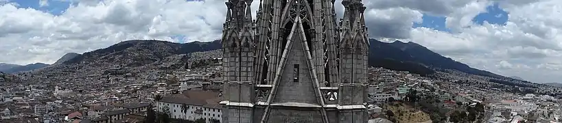 Vista desde la parte superior de la Basílica.