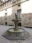Fuente de San Jorge, Patio de los Naranjos del Palacio de la Generalidad de Cataluña.