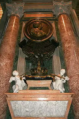 Monumento a la Reina Cristina de Suecia.