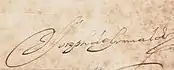 Firma de José