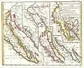 Mapa del siglo XVIII, Arriba se lee "Puerto de Puertos".