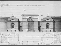 Proyecto de entrada para la abadía de San Denis (1782)