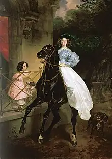 La amazona, Briulov (1832).