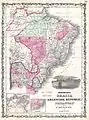 Mapa del año 1862 mostrando el límite de la forma 1.