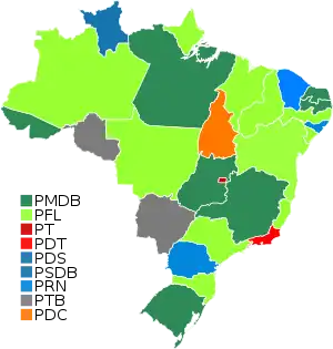 Elecciones parlamentarias de Brasil de 1990