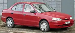 Hyundai Accent pre-reestilización de la segunda generación (LC)