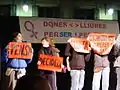 Manifestación del 8 de marzo en Barcelona en 2005 .