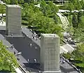 Torres Crown Fountain, Chicago, revestidas totalmente en ladrillo de vidrio