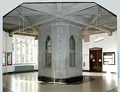 Detalles del hall de entrada