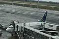Boeing 737 de Air Namibia en el Aeropuerto Internacional de Ciudad del Cabo, Sudáfrica