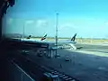 Plataforma del Aeropuerto Internacional de Ciudad del Cabo, Sudáfrica