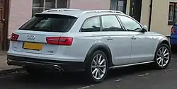 Vista trasera del Audi A6 allroad quattro C7