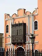 Balcón en la fachada