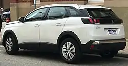 Peugeot 3008 vista posterior