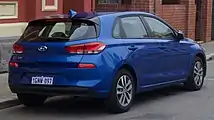 Elantra GT vista trasera