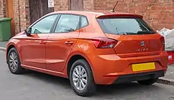 SEAT Ibiza V vista posterior