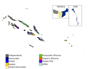 Elecciones parlamentarias de Islas Salomón de 2019