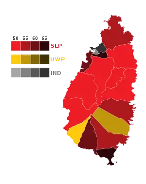 Elecciones generales de Santa Lucía de 2021
