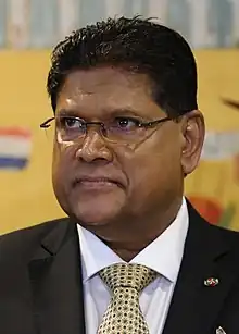 Presidente de Surinam Chan Santokhi