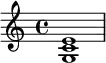 \chordmode {
c1/g
}