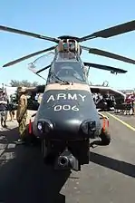 Detalle del morro de un Tigre ARH australiano.
