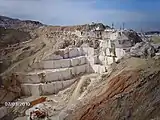 Mina de mármol turco