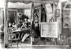 Abadía de Créteil, escena interior