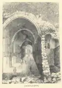Dormitorio de la abadía a finales del siglo XVIII.