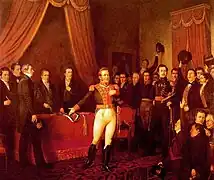 Abdicación del Supremo Director Bernardo O'Higgins.