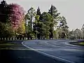 De un lado el Tiro Federal y del otro el Aeroclub