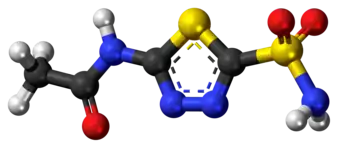 Azetazolamida 3D
