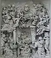 Francesco Grassia, altorrelieve en mármol, 1670.