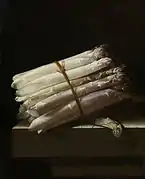 Naturaleza muerta con espárragos (1697), Rijksmuseum, Ámsterdam