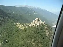 Vista aérea frontal