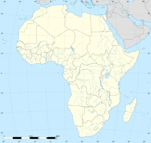 Cotonú ubicada en África
