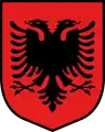Escudo de armas de Albania entre 1992 y 1998